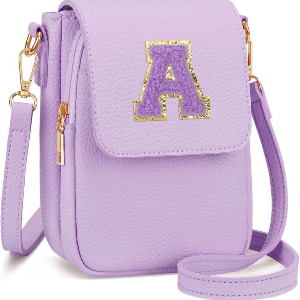 Customizable Vegan Leather Crossbody Bag for Girls – Stylish Teen Purse